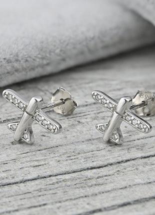 Срібні сережки.