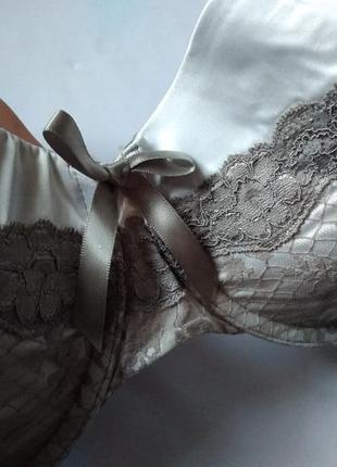 80f 36f/75f роскошный сексуальный атласный бюстгальтер балконет без бретель для...