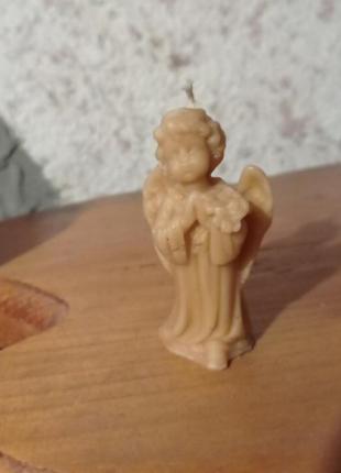 Свічка-фігурка ангелик hand made1 фото