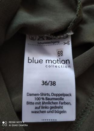 Женская трикотажная футболка с принтом от blue motion размер s (42-44)7 фото