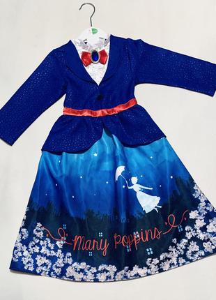 Яркое карнавальное платье карнавальный костюм мэри поппинс disney