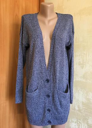 Меланжевый кардиган,кофта,букле!