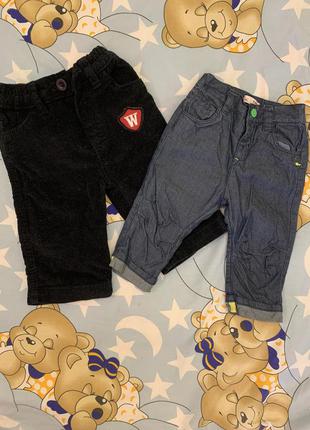 Вельветовые и джинсовые штаны