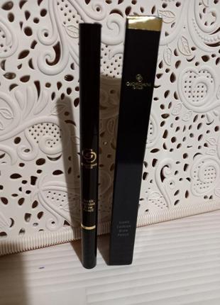 Двосторонній олівець кушон для брів giordani gold iconic оріфлейм код 37977 коричневий2 фото