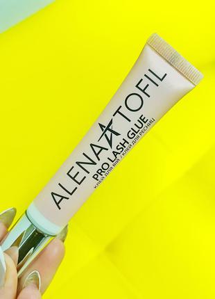 Силиконовый клей для фиксации накладных ресниц alena tofil