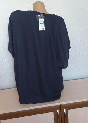 Вискозная блуза primark, большой размер1 фото