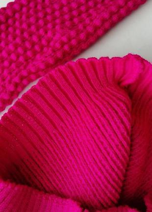 Джемпер малиновий светр кофточка 4