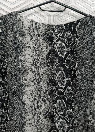 Лёгкое шифоновое платье актуальный принт9 фото