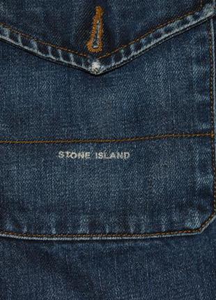 Кастомная джинсовка "stone island" из пераых коллекций.3 фото