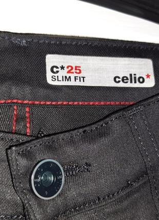 Стильні джинси чорного кольору celіo. w30/l32. slim fit.3 фото