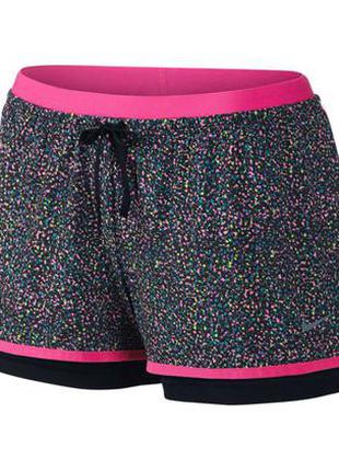 Жіночі шорти nike full flex 2 in 1 splatter spot dri-fit
