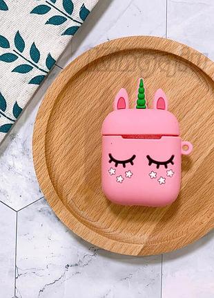 Захисний силіконовий чохол з карабіном для airpods 1/2 та tws "unicorn 2"