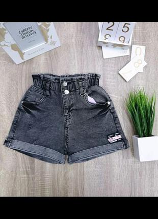 Стильні джинсові шорти для дівчинки3 фото