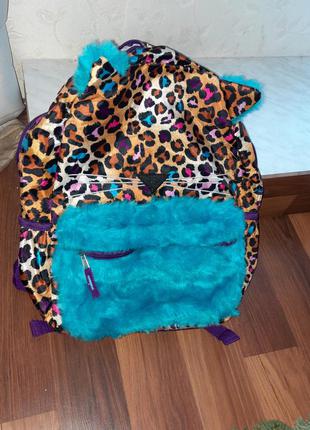Рюкзак с ушками тигреннок с мехом2 фото