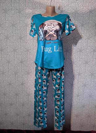 Комплект для дому, піжама штани та футболка комплект для дома, пижама штаны и футболка