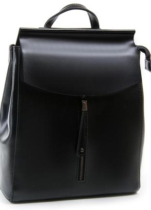 Женский рюкзак а. rai 012-48 из натуральной кожи черный