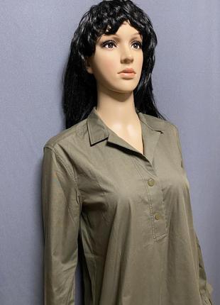 Блуза рубашка сорочка хакі sandro paris