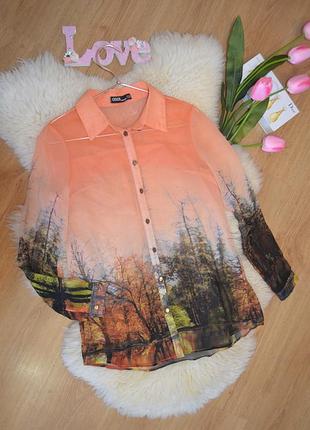 Asos блуза с красивым принтом