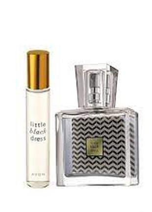 Набор little black dress avon 2 в 1: парфумированная вода 30 мл, парфумированная вода 10 мл