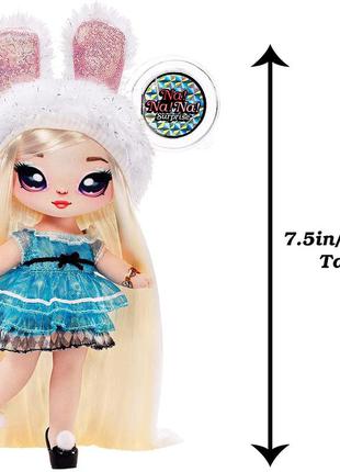 На на на лялька еліс хопс, кролик блондинка na! na! na! glam alice hops blonde оригінал від mga entertainment3 фото