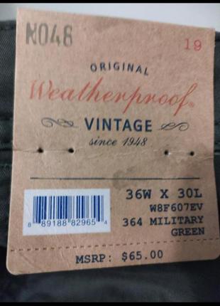 🇺🇲 weatherproof vintage 36w 30л брендові штани сша4 фото