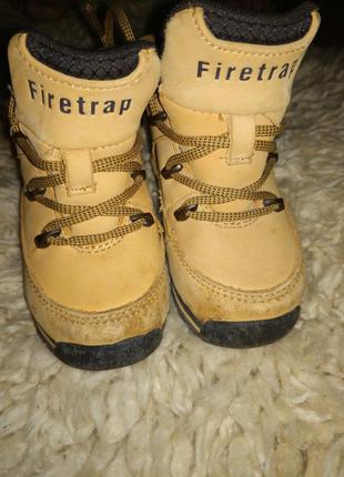 Детские кожаные ботинки унисекс firetrap