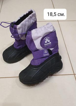 Теплые зимние сапожки