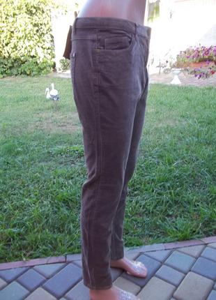 ( 48 р талия - 90см ) george стрейчевые вельветовые штаны скинни  оригинал2 фото