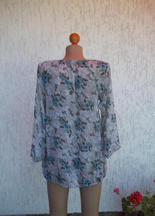 (44р) блузка кофточка туника крепдешиновая4 фото