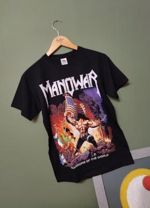 Футболка хеві-метал-група – manowar warriors of the world