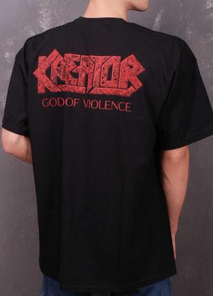 Футболка  kreator - gods of violence heavy metal thrash7 фото