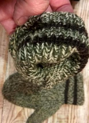 Теплые варежки 6