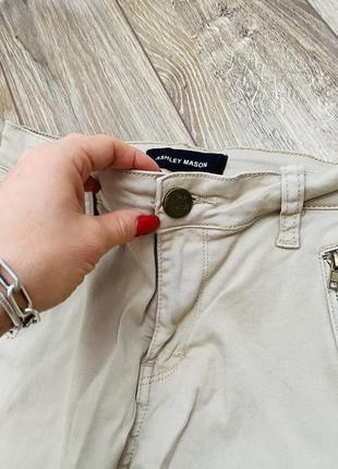 Штаны джинсы бежевые джогеры ashley manson4 фото