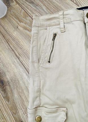 Штаны джинсы бежевые джогеры ashley manson3 фото