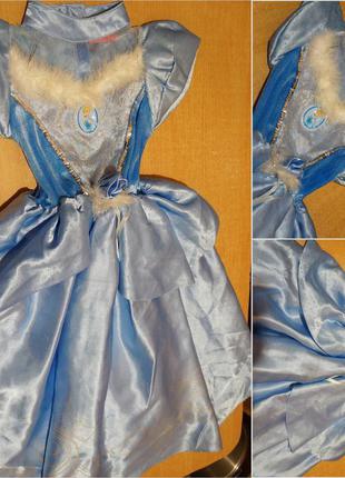 Карнавальний костюм сукня принцеса попелюшка 3-4 роки карнавальный  золушка новогодний новорічний