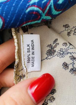 Двусторонние шелковое платье 8