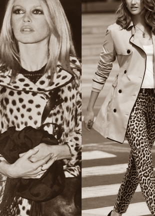 👑 блуза с леопардовым принтом 🐆 топ с открытыми плечами и объемными рукавами 🌹3 фото