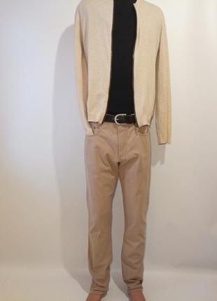 Джинсы мужские бежевые 3