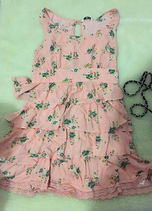 Летнее платье с рюшками 2