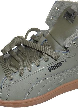 Теплі кросівки черевики puma vikky mid l fur 37-382 фото