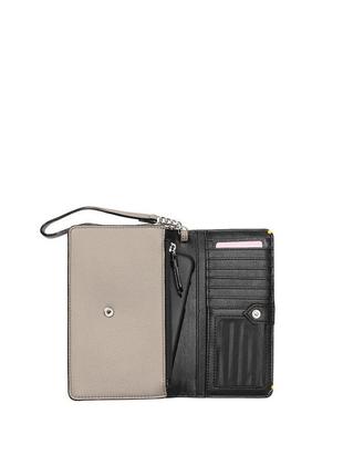 Стильный серый кошелёк-клатч the victoria tech wristlet7 фото