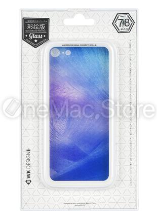 Чeхол wk brushed blue для iphone se 2020