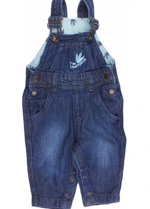 Напівкомбінезон для хлопчика lupilu 306793 62 см   синій 58537