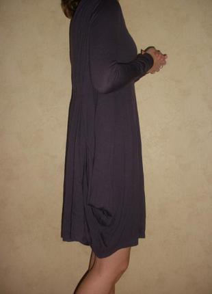 Приятного шерсть акрил трикотажа размашистое креативное платье sisley3 фото