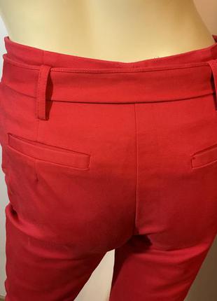 Красные демисезонные штаны /s/ brend given3 фото