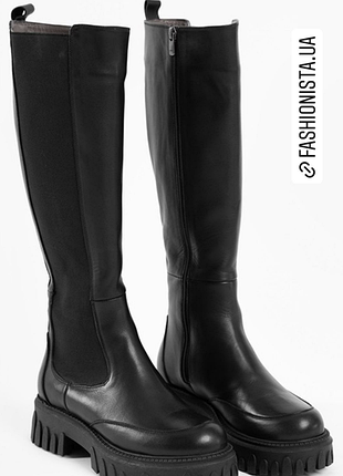 Зимові чоботи 40-41 р шкіра