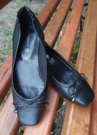 Новые кожаные туфли di fontana