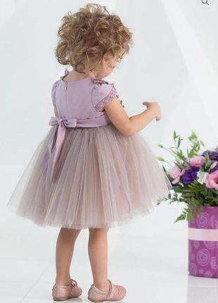 Детское праздничное платье для девочки "принцесса"2 фото