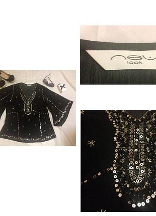 Прозора шикарна блуза new look