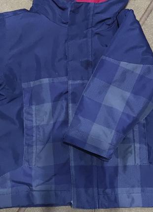 ‼️⚡️распродаж ⚡️‼️ зимова куртка 2 в 1 86/92